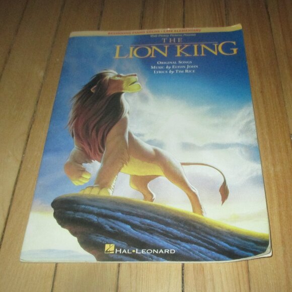 Set of 3 Disney Movie Piano Vocals Chords Music Books Frozen Lion King Aladdin - Picture 8 of 13